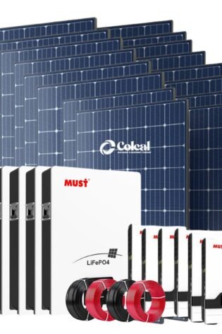60kwh 60000Watts 60Kva Must-Must Lithium Solar System Kit
