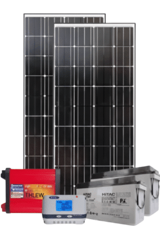 1.5Kw 1500w Solar Kit - Ritar Batteries Phoenix Controller All Weather Panels