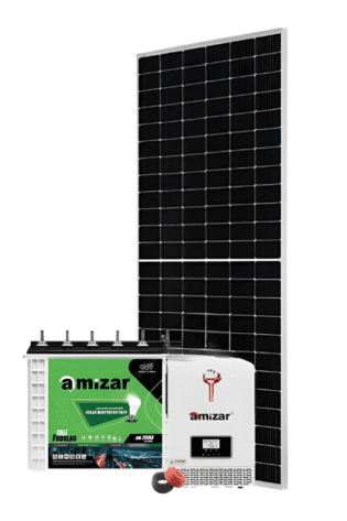 2.2Kw Amizar Solar Kit 2200w - Tubular Battery Hybrid Inverter