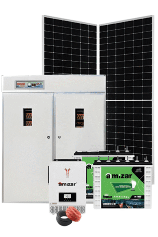 3168 Eggs Incubator + 3Kw Amizar Solar Kit 3000w - Tubular Battery Hybrid Inverter