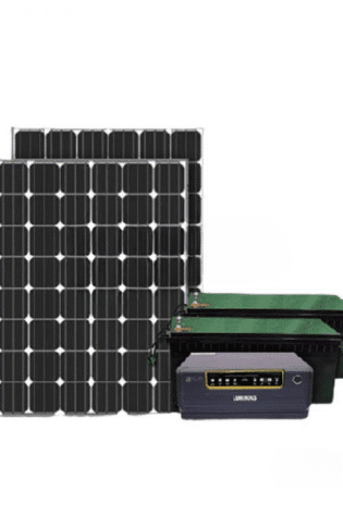 500Watts Solar panel + (2) 200AH Batteries + 1.5 KVA Inverter