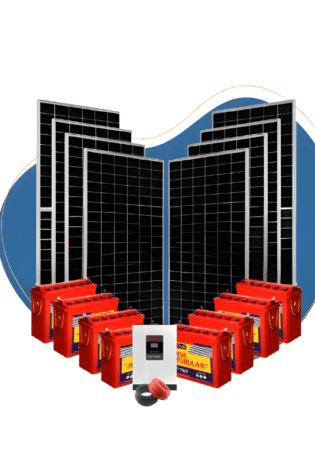 5kw 5000watts Jinko Must Hybrid Inverter Ceil Tubular Battery Super Solar Kit