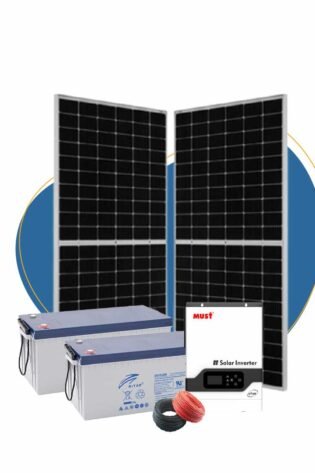 3Kw Lithium Solar Kit - Jinko Panels Lithium Battery Must Inverter 3000w 24v Kit