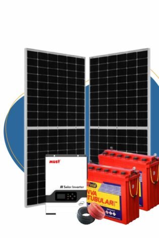 3kw Super Solar Kit - Jinko Must Hybrid Inverter Ceil Tubular Batteries