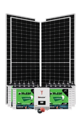5.5Kw Amizar Solar Kit - Tubular Battery Hybrid Inverter
