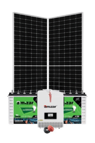 3.2Kw Amizar Solar Kit - Tubular Battery Hybrid Inverter