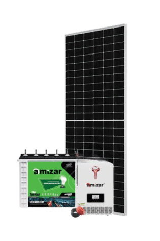 2Kw Amizar Solar Kit 2000w - Tubular Battery Hybrid Inverter