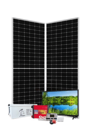 300w PWM Solar Kit - With Original Ritar Batteries + 4 Free Bulbs + Power Extension