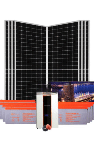 5Kw Felicity Solar Kit - 55" Smart TV -Hybrid Inverter Gel Batteries - 5000w 48v