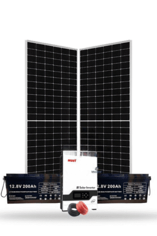 3.2Kw Lithium Solar Kit 3200w - Alltop 200ah Lithium Must Inverter