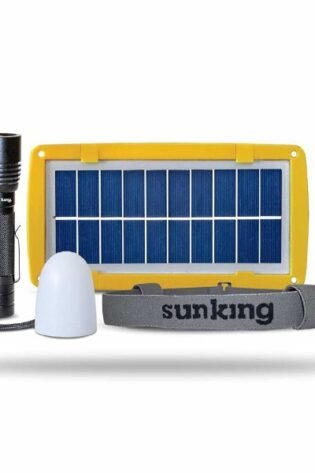 Sun King Solar Torch Light with Rechargeable Battery Multifunctional (Pack of 1)