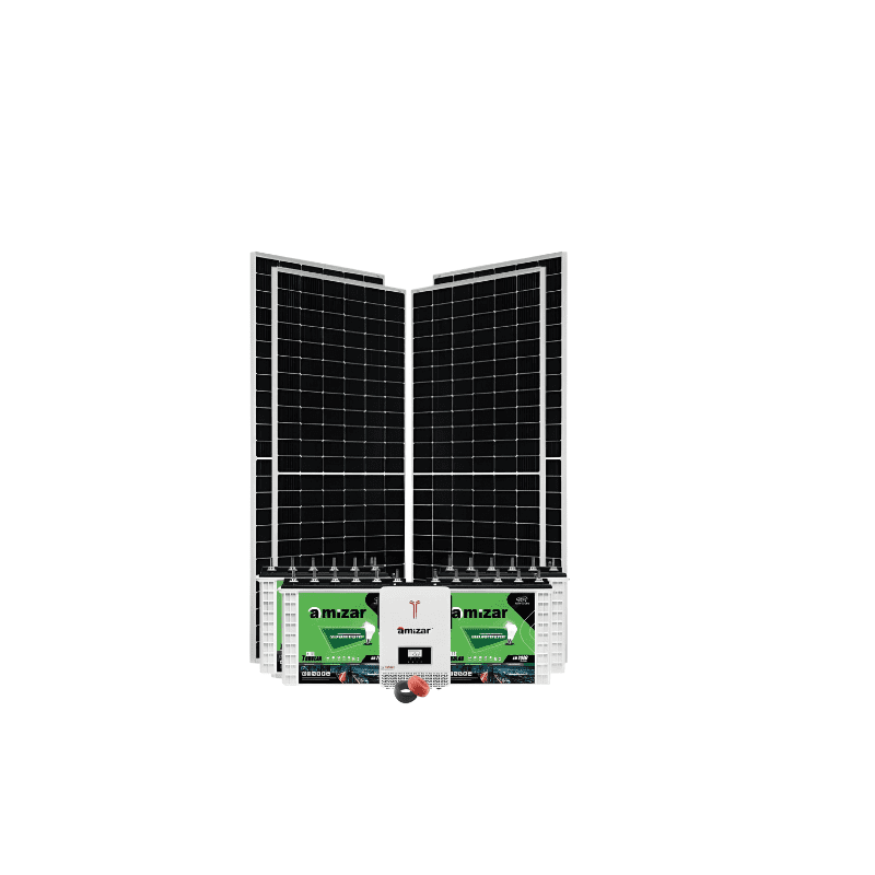 5.5Kw Amizar Solar Kit - Tubular Battery Hybrid Inverter