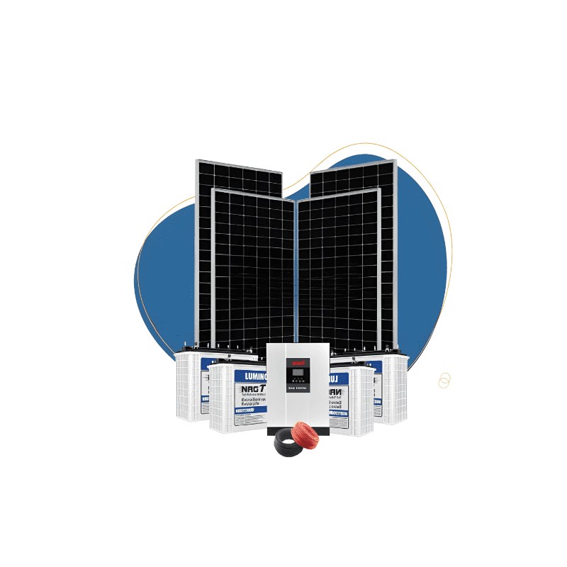 5kw Jinko Must Hybrid Inverter Luminous Tubular Battery Super Solar Kit