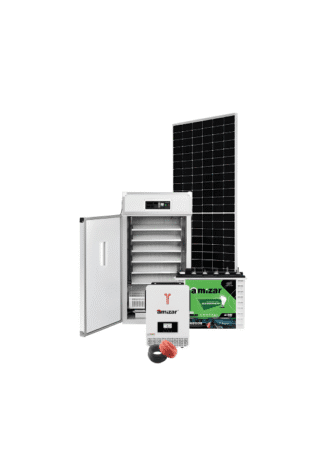 528 Eggs Incubator + 1Kw Amizar Solar Kit 1000w - Tubular Battery Hybrid Inverter