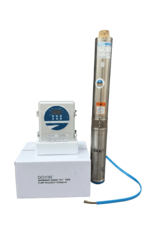 1100W 7.0m³ 95m Doyin AC/DC Borehole Submersible Water Pump – 4SDS7-1100W 1.5 HP 7000L/h Hybrid Pump