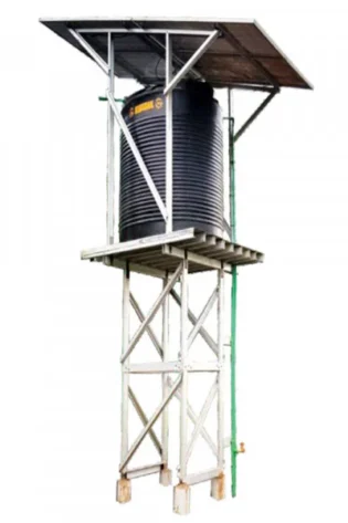 SunTower 2.4m with 3000l tank