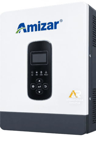 10.2kw 48v amizar hybrid solar inverter massive output capacity