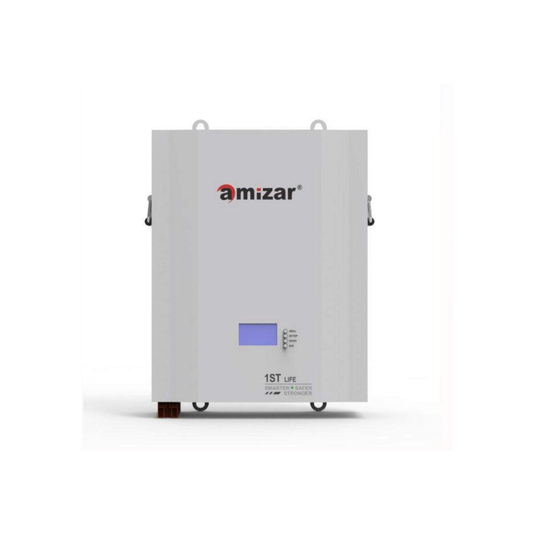 1kW (1000W) Amizar Complete Solar Kit - 1.28kWh 12.8V 100Ah Lithium-ion Battery - Image 2
