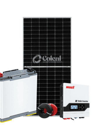 1kW (1000W) MUST Complete Solar Kit - 200Ah Premium Lithium Battery