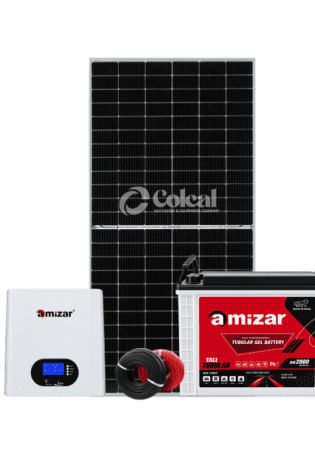 1kW (1000W) Amizar Complete Solar Kit - 200Ah Gel battery
