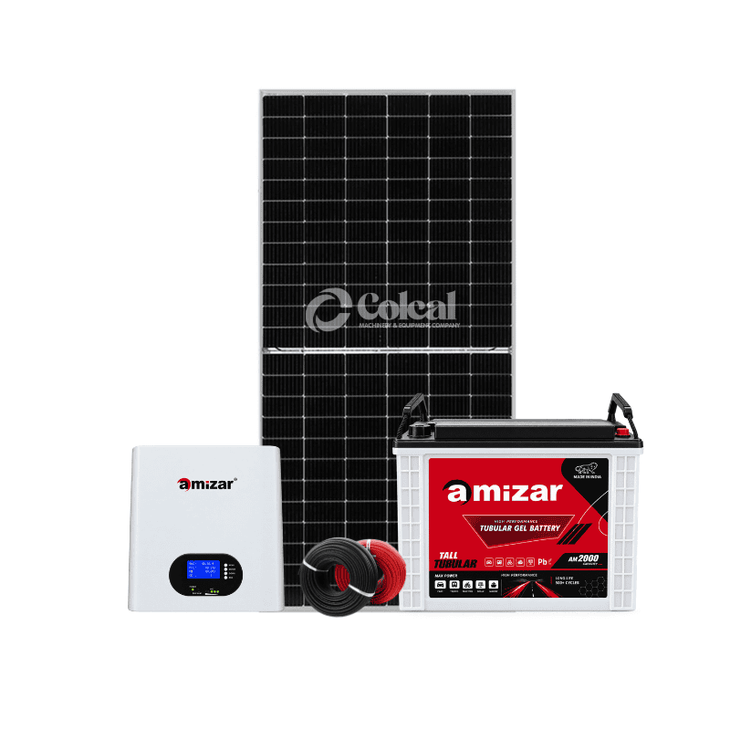 1kW (1000W) Amizar Complete Solar Kit - 200Ah Gel battery