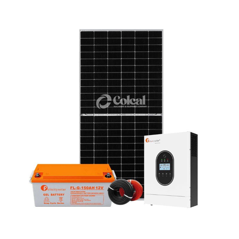 1KW (1000W) Felicity Complete Solar Kit – 200Ah Gel Battery