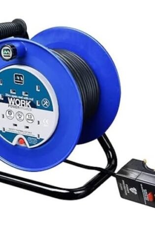 50 Metres 4-Socket Cable Reel – 2.5mm²