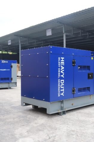 28 kVA Pyramid Germany Diesel Generator – Water-Cooled, 4-Cylinder, Super Silent with ATS