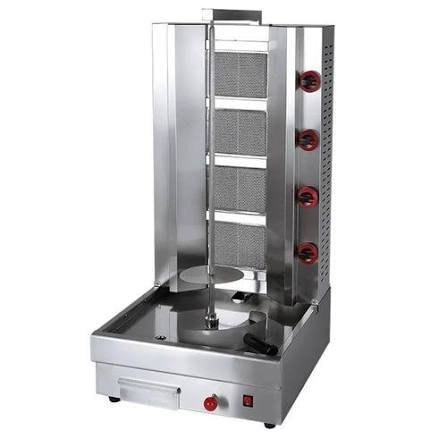4-Burner Gas Shawarma Machine