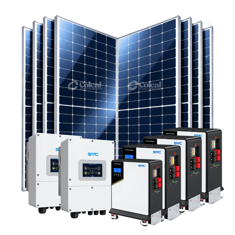 40kW (40000W) 3-Phase Complete Solar Kit - 64kWh Lithium-ion Battery