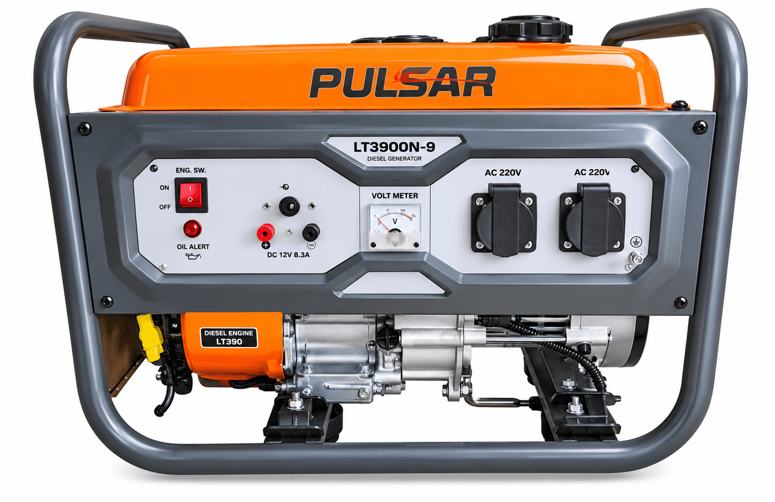 4KVA / 3.2KW Pulsar DIESEL GENERATOR LT3900N-9 Recoil Start