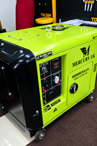 Mercury UK Diesel Generator MD8000UKA (ATS) – 6.5KVA 1-Phase