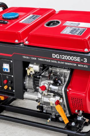 6.9KVA / 5.5KW Pulsar Diesel Generator Welding Generator Rated Output 7500EAW
