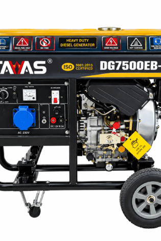 8.1kva / 6.5kw Tavas Diesel Generator DG7500EB-1