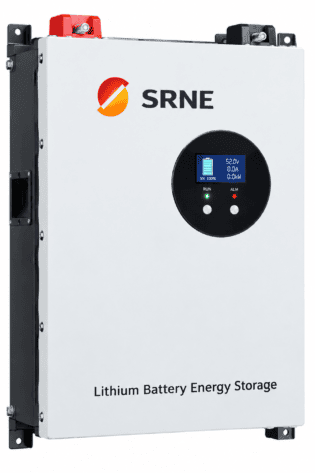 2.56KWH SRNE 12V LITHIUM BATTERY 200Ah EO502B-12 LiFePO4