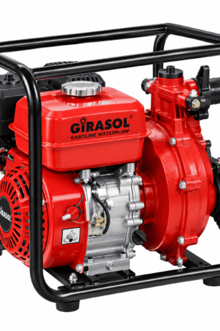 6.5 HP Gasoline Waterpump High Pressure 2'', 65M Head Girasol