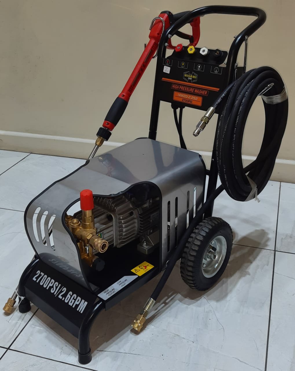 14M20 Hisaki Japan Electric Pressure Washer 3HP – 2700 PSI Single Phase