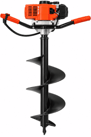 52cc 3 driller LUSQI Earth Auger with Engine displacement -150/200/250mm