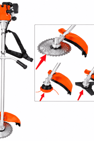 Lusqi 2 Blades 2 Stroke Brush Cutter Side Pack - XJJ40F-5