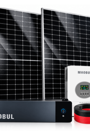 3kW (3000W) Maqbul Complete Solar Kit - 4kWh Lithium-ion Battery
