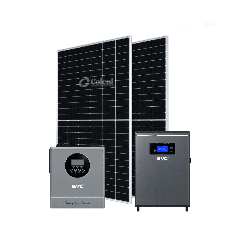 3.5kW (3500W) SVC Complete Solar Kit - 5.12kWh Lithium-ion Battery