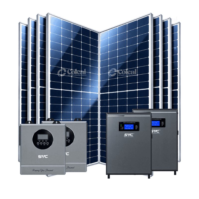 22kW (22000W) SVC Complete Solar Kit - 20kWh Lithium Battery