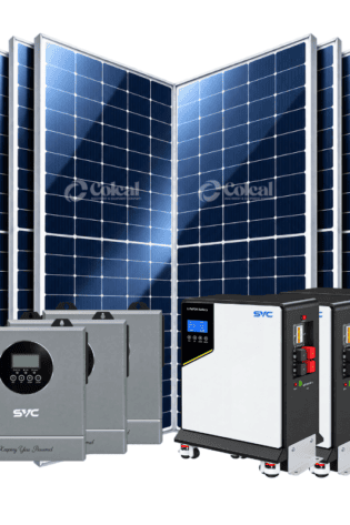 44kW (44000W) SVC Complete Solar Kit - 48kW Lithium-ion Battery