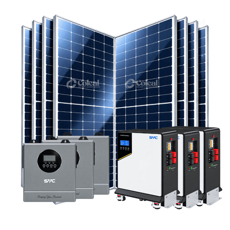44kW (44000W) SVC Complete Solar Kit - 48kW Lithium-ion Battery