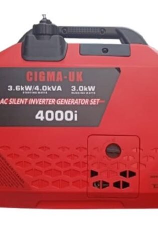 4.5KV / 3.0KW CIGMA-UK GASOLINE SILENT INVERTER GENERATOR RATED Electric Start KM4000i-E