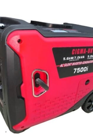 7KVA / 5KW CIGMA-UK GASOLINE SILENT INVERTER GENERATOR Electric Start KM7500i
