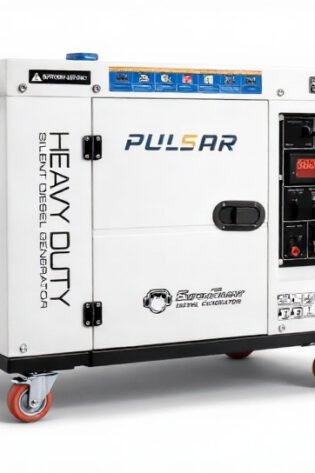 17.5KW PULSAR Diesel Silent Generator - (Three Phase) 230V, 12V Output