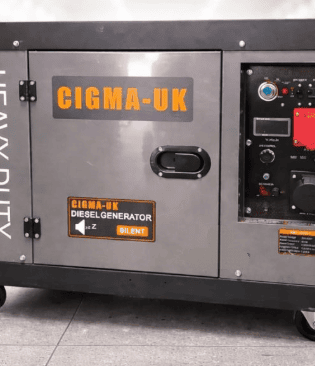 10.625KVA / 5.5KW CIGMA-UK DIESEL SILENT GENERATOR(DUAL POWER)