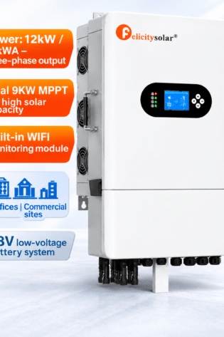 12kw felicity low voltage hybrid inverter three phase ,dual mppt ,wifi monitoring on/off -grid ready