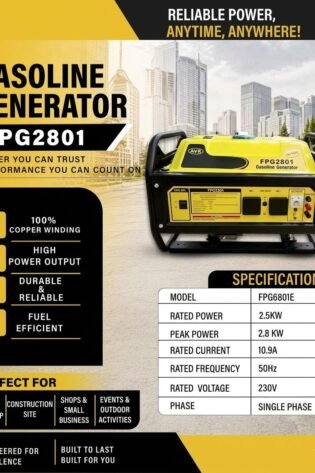 2.8kW FPG2801E Gasoline Generator